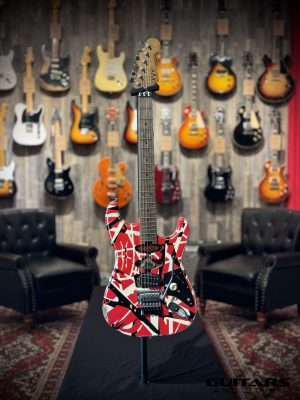 2020 EVH Frankie Striped MN Relic