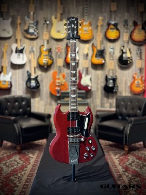 2023 SG Standard ’61 Faded Maestro Vibrola Vintage Cherry